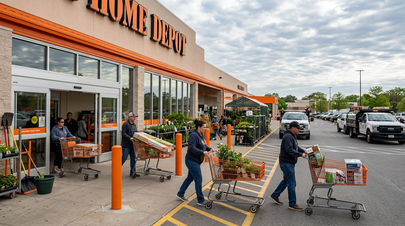Home Depot: Flat Comps, Reaffirmed Guide