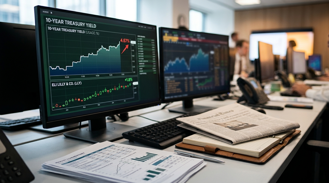LLY +1.8%: Healthcare Holds as Yields Surge