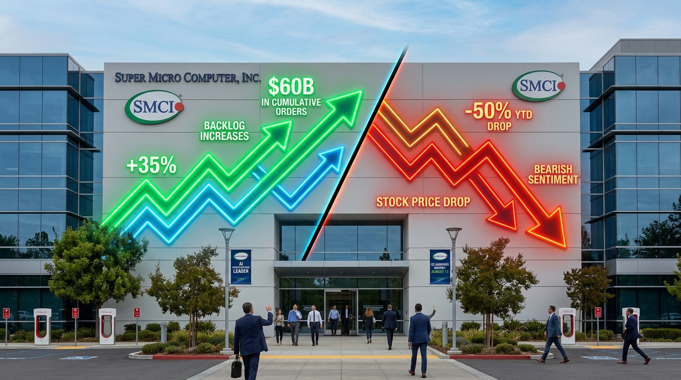 SMCI: $60B in Orders, Still Down 50%