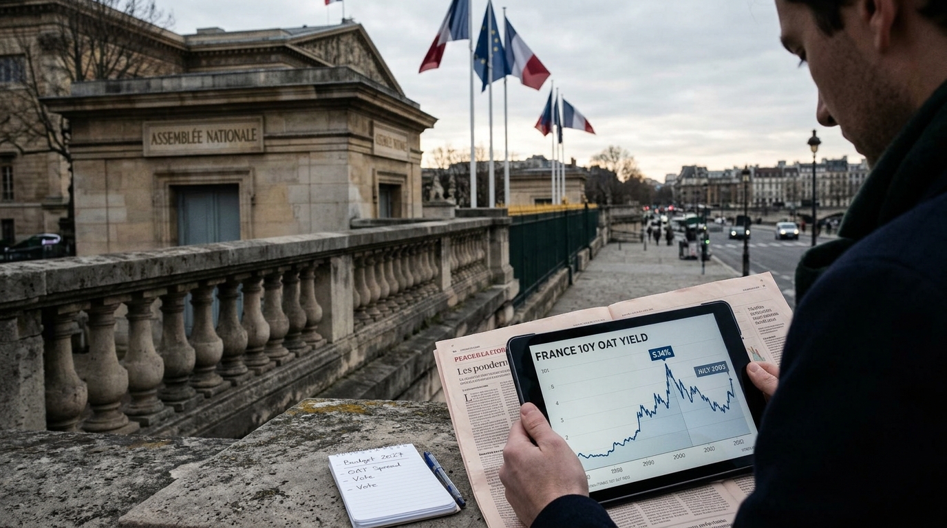 France's OAT Yield Already Has Its Answer. The Assembly Vote Confirms It.